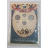 Image 1 : Patriotic U.S Coin Collection Display Inlcuding 1943-P 35% Silver Jerfferson Wartime Nickel