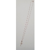 Image 2 : 10K Rose Gold 20" Cross Necklace With Diamonds - Weight: 2.2g