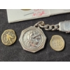 Image 3 : Lot of Assorted Coins & Tokens Ft. Replica Ancients, Keychain & World's Fair Flat Penny