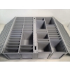 Image 3 : Large Four Row Card Organization & Storage Box Ft. Dividers & Latching Lid - No Cards Included!