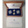 Image 1 : United States Constitution Coin Set In Mahogany Case - Including (2) 1987-W $5 Gold Coins