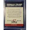 Image 4 : Donald Trump ft. Elon Musk 2024 Campaign Presidential Collector Card - Graded Trump 10