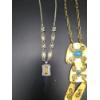 Image 3 : 3 Unique Necklaces - Gorgeous Costume Jewelry - Pendant - Beads - Turquoise Color Beaded with Cool