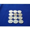 Image 5 : x12 Assorted Years 90% Silver Mercury Dimes Including BU-Like FV: $1.20