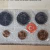 Image 3 : Vintage 1972 Republic Of Turkey Istanbul State Mint 6 Piece Uncirculated Coin Set