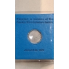 Image 3 : The Franklin Mint 1971 Limited Edition 10,000 Grain Silver Mini Coin From Apollo 14 With COA