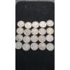 Image 1 : (20) Assorted Years 90% Silver Mercury Dimes Face Value: $2