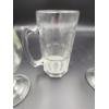 Image 2 : 2 Wine Goblets & 1 Beer Mug - 8 inches & 7.5 inches 