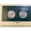 Image 13 : 40% Silver - FV $5.00 - Eisenhower One Dollar Coins 971-1974 & 1976 - Eisenhower Copper-Nickel Clad 