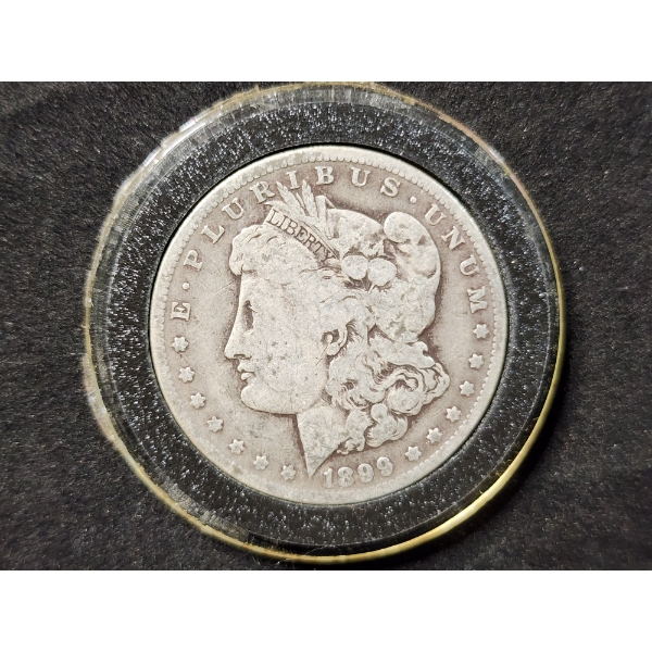 1899-O United States Morgan Silver Dollar in Protective Capsule