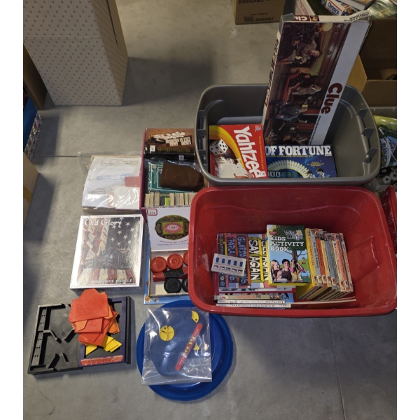 *Pick Up At Mantua Home-No Shipping Available* Huge Group Of Board Games, Kids Activities, Children'