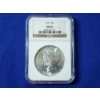 Image 1 : 1922 Silver Peace Dollar NGC MS 63