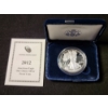 Image 1 : 2012-W 1 Oz Silver American Eagle Proof Coin in Original Packaging 
