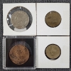 Image 6 : Four Assorted World Coins Ft. 1889 British One Penny Coin!