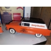 Image 3 : Vintage All Metal Harley Davidson Service Station / Garage & 2 Die Cast Cars In Original Box
