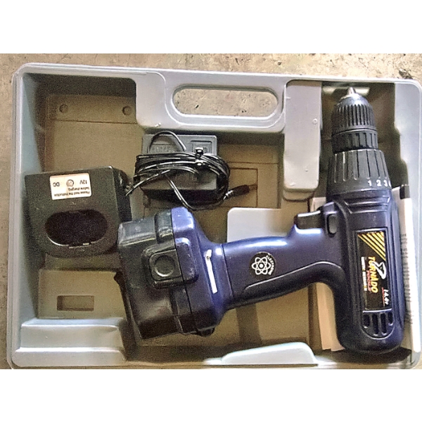 Tornado Cordless Drill with Battery and Charger