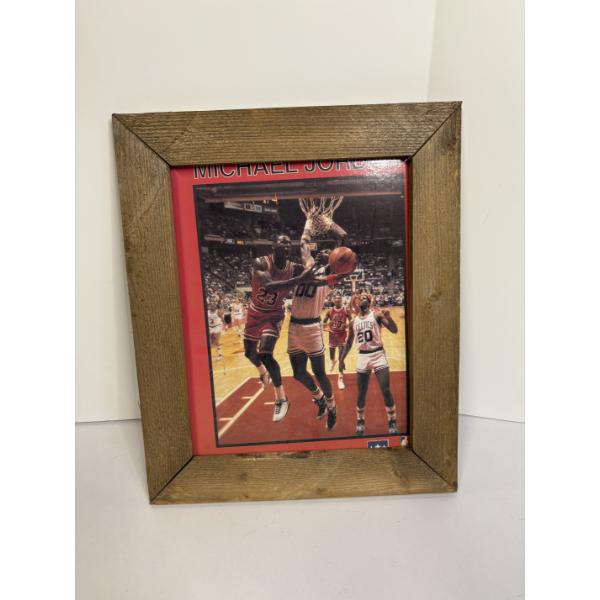Framed Michael Jordan Photo - 12x10 inches