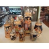Image 1 : Excellent Collection Of 7 German Porcelain Beer Steins As Shown - Tallest is 17"  - See Pics
