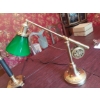 Image 3 : 2 Pcs As Shown - Brass Working Adjustable Table Lamps (Fishing Theme) See Pics  Excellent Condition