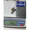 Image 6 : 14K Charms for Necklaces - 6 Total - Total Weight 13.1 Grams - Peridot and diamond halo pendant 