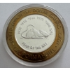 Image 3 : "Silver Strike" .999 Fine Silver Limited Edition Casino Gaming Token- 0.6 Troy Oz Fine Silver. 