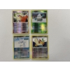 Image 1 : Lot of 4 Vintage Reverse Holo Pokemon Trading Cards