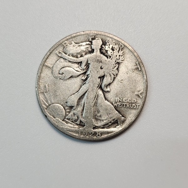 Better Date! United States 1928-S Walking Liberty Silver Half Dollar - 90% Silver 