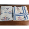 Image 1 : 2 Vintage Handmade Quilts Approx. 5x7.5ft - Good Condition! 