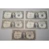 Image 1 : Series 1935 A, 1935 D, 1935 E , 1957 $1 Silver Certificates - Face Value: $5.00