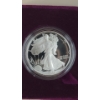 Image 4 : United States Mint 1990-S 1 Oz .999 Fine Silver Proof American Eagle In Original Packaging