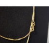 Image 2 : Stunning 14K Gold Triangle-Link Chian 36" Necklace - Total Weight: 5.7g