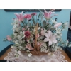 Image 1 : Nice Large Floral Basket As Shown 30" x 22"