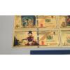 Image 4 : (6) Scrooge McDuck Characters 24K Gold Foil Banknotes Set w/ COA