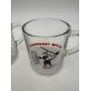 Image 4 : Mickey Mouse 3 Glass Mugs - Welch's Cup Mickey & Pluto - Collectible Cups - Steamboat Willie