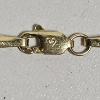 Image 5 : 14K Yellow Gold Diamond Cut Rope Chain Necklace - 30"