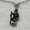 Image 2 : Vintage Pewter Wizard Charm Necklace