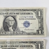 Image 3 : TWO U.S. Blue Seal *STAR NOTES* $1 Silver Certificates - Including **BIRTHDAY NOTE 12-23-1974**