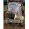 Image 4 : Antique Mens Shaving Kit / Box Including Contents - Nice!