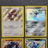 Image 3 : Four Holo Rare Shiny Pokemon Trading Cards