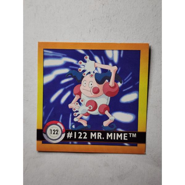 Vintage 1998 Artbox #122 Mr.Mime Trading Card Sticker ~ NM Condition!