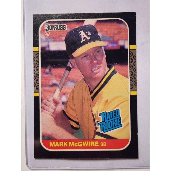 1987 Donruss #46 Mark McGwire ROOKIE Baseball Trading Card