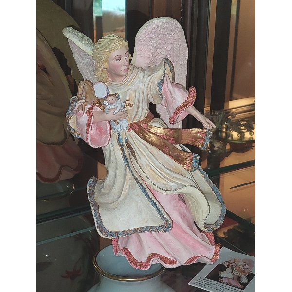 Limited Edition Angel Figure - 11" Tall Duncan Royale " Alsace Angel"  Perfect Condition