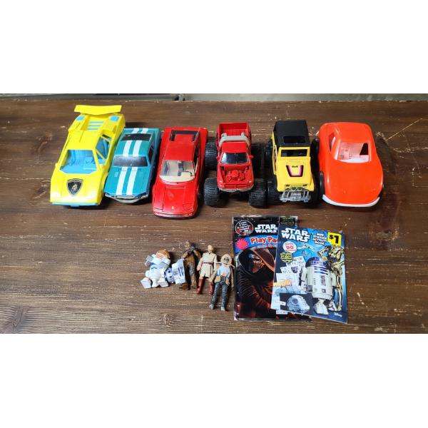 Assorted Collectible Cars & Star Wars Figures