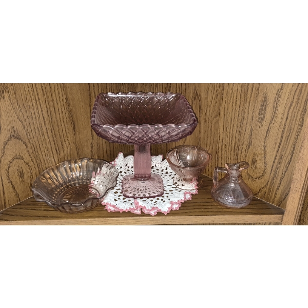 PICKUP IN NORTHFIELD - Art Glass & More Contents As Shown On Shelf - See Pics 