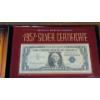 Image 3 : America's Obsolete Currency Display Featuring 1957 Silver Certificate - Face Value: $1.00