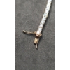 Image 8 : Sterling Espo Ring With Blue Stone & Sterling Silver Bracelet With White Stones