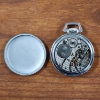 Image 5 :  Vintage Illinois Bunn Special Railroad Base Metal Pocket Watch 