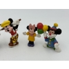 Image 5 : 8 Mickey Mouse Figurines - Skating - Soccer - Clown - Golf - Minnie - Etc. - ~1.5-2 inch pieces