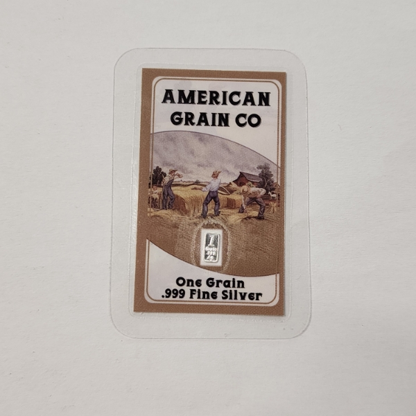 American Grain Go. One Grain .999 Fine Silver 