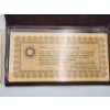 Image 5 : The Franklin Mint First Day of Issue U.S. $2 Bicentennial Commemorative Bill in Holder w/ COA 